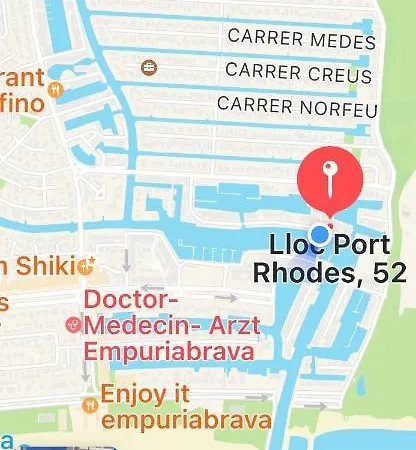 Διαμέρισμα 80 M2,port Rhodes D-2 Chambres, Terrasse Panoramique, Vue Sur Le Canal Principal D'empuriabrava Empuriabrava